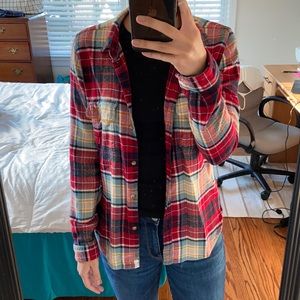 Red American Eagle Flannel
